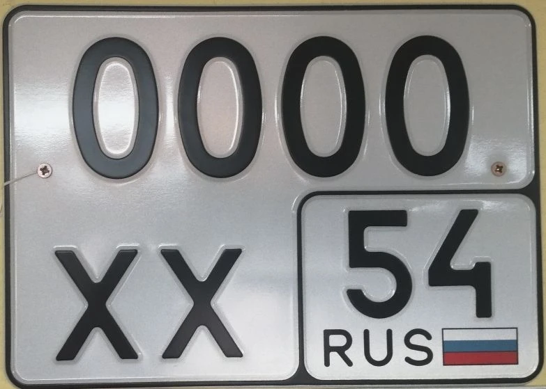 Government Vehicle Registration Plate Type 3