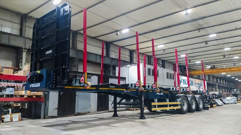 V-Trailer 315 Lightweight Three-Axle Log Semi-Trailer