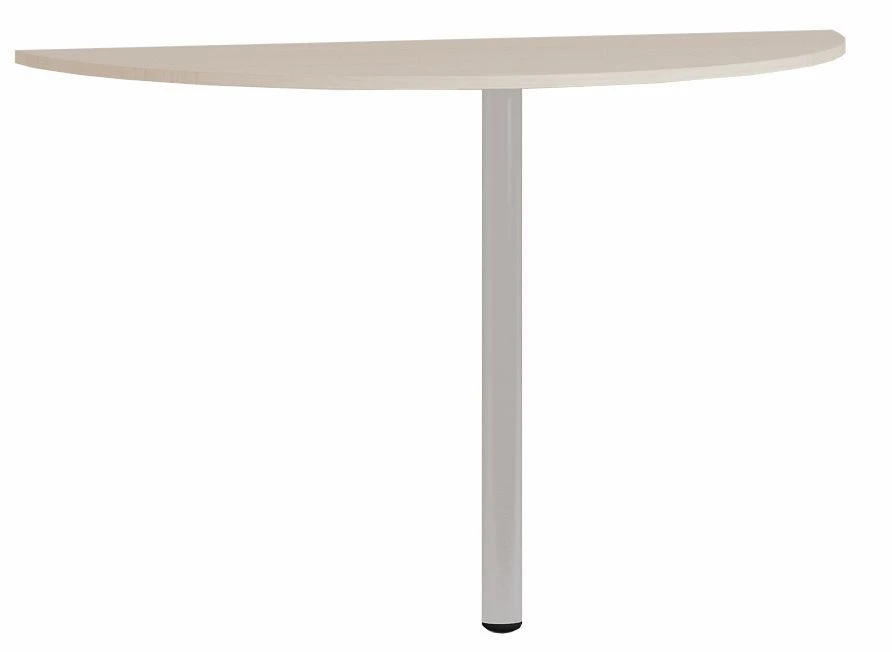 Round-Top Extension Table for Two Tables ST13