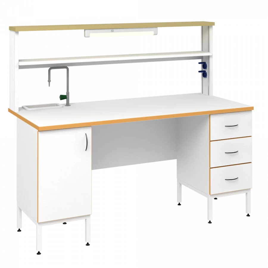 Chemical Wall Table with Sink 1800 PHL