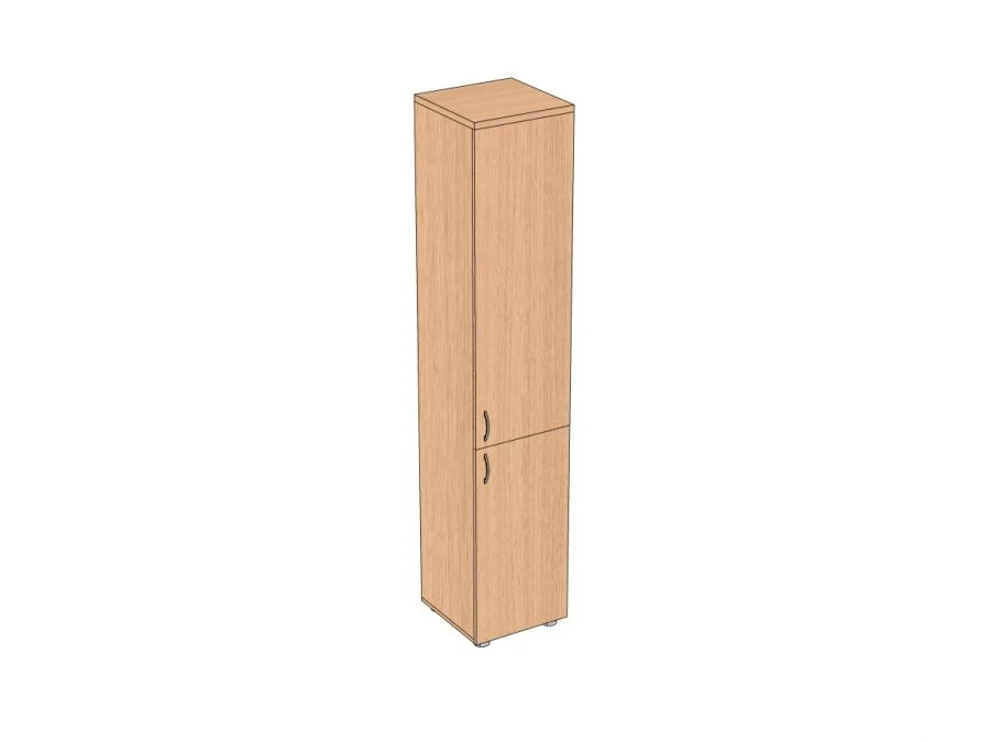 Narrow High Document Cabinet with 2 Doors, Model ApШД2-4