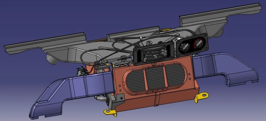 August-23BS Ural-6363 Heater for Vehicle Cabin Heating and Ventilation
