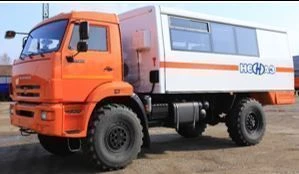 Specialized Passenger Transportation Vehicle NEFAZ-42111-25 on KAMAZ-43502-D5 Chassis