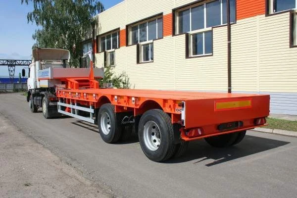 High-Frame Two-Axle Semi-Trailer 9942H2 for Commercial Use