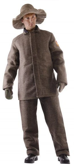 Fire-Resistant Wool Suit for High Temperature Protection, Code 17003