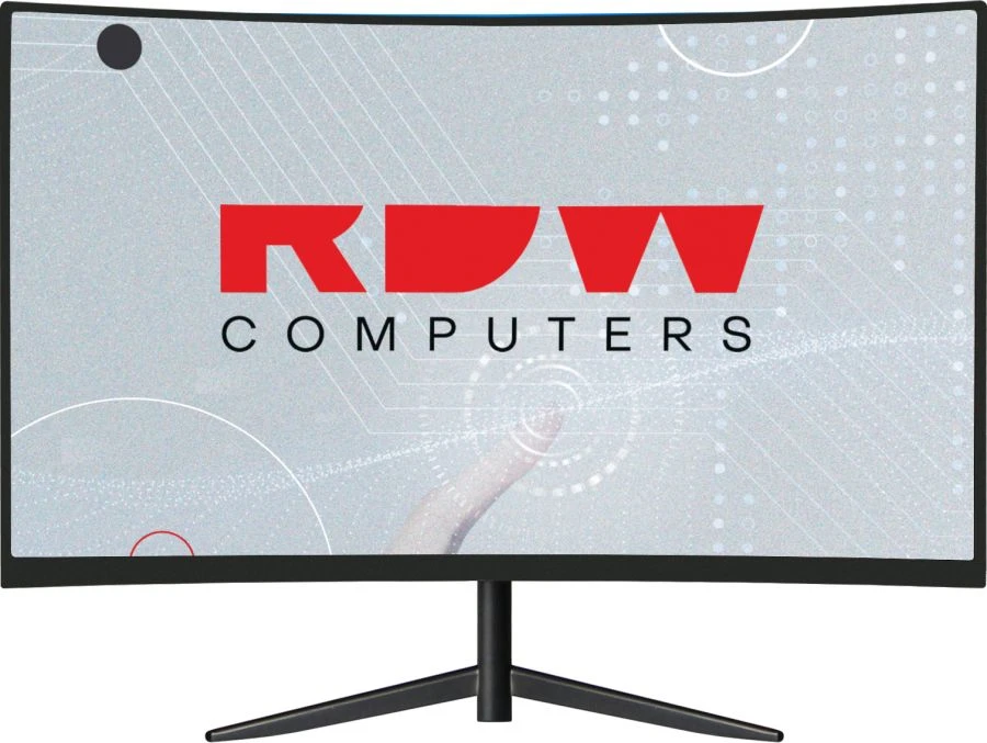 Curved LCD Monitor with Webcam and USB Hub - RDW2403C