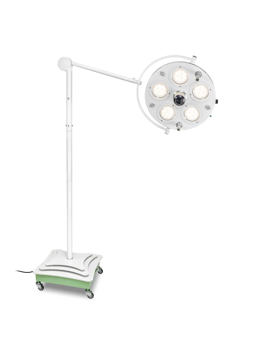 Medical LED Surgical Light with Camera, Mobile 5-Module Dome