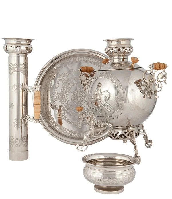 5-Liter Winter Samovar Set - Exquisite VIP Design