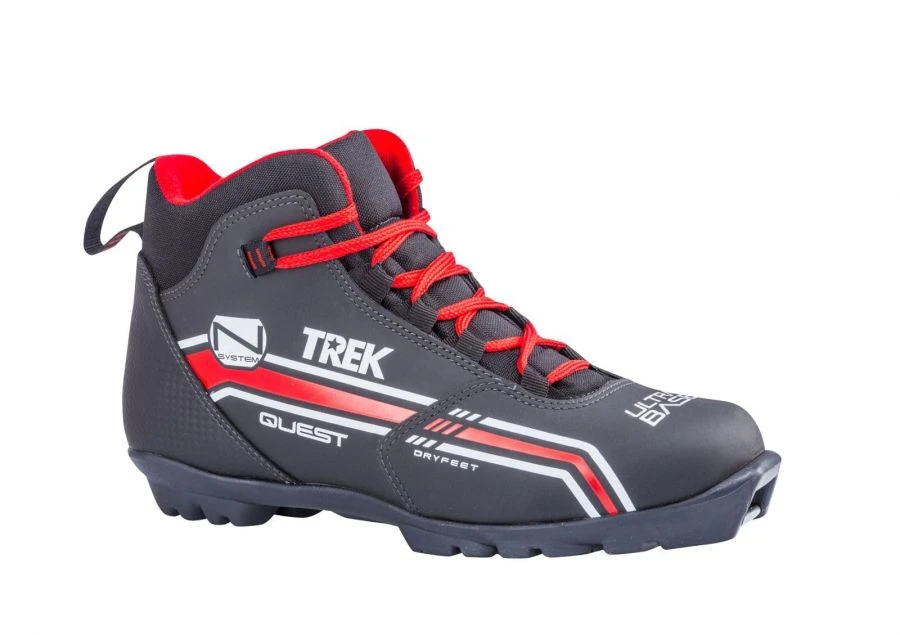 Trek Quest2 Black Ski Boots (Red Logo) Size S