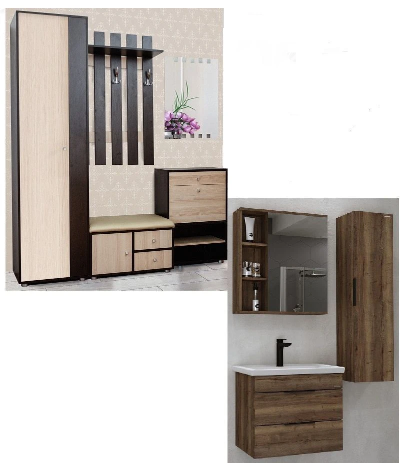 Edelwood Furniture Set - Customizable Modular Shelving