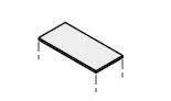 Decorative Top for Office Wooden Furniture - Rio Direct Set
