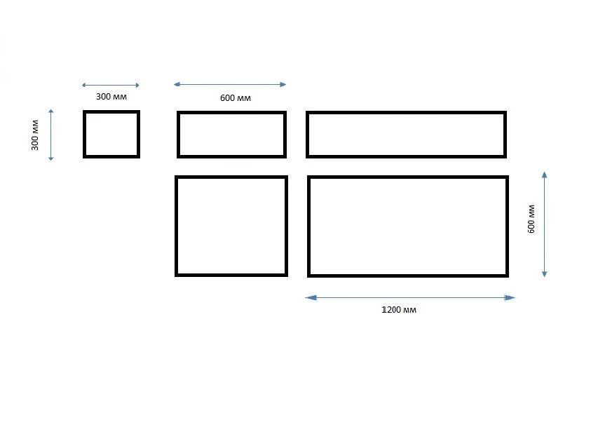 Slim Panel LED Lights, Power 8-82W