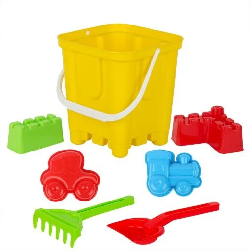 Palace Sand Play Set (4 Molds, Shovel, Rake, Bucket)