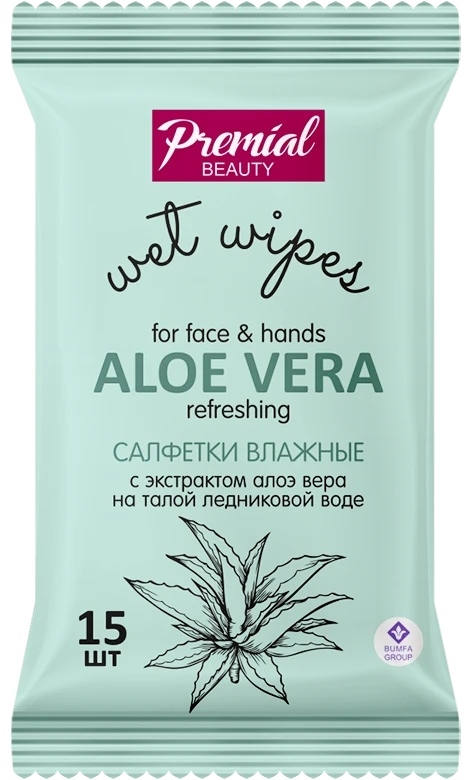 Refreshing Wet Wipes with Aloe Extract for Skin Care, Pack of 24