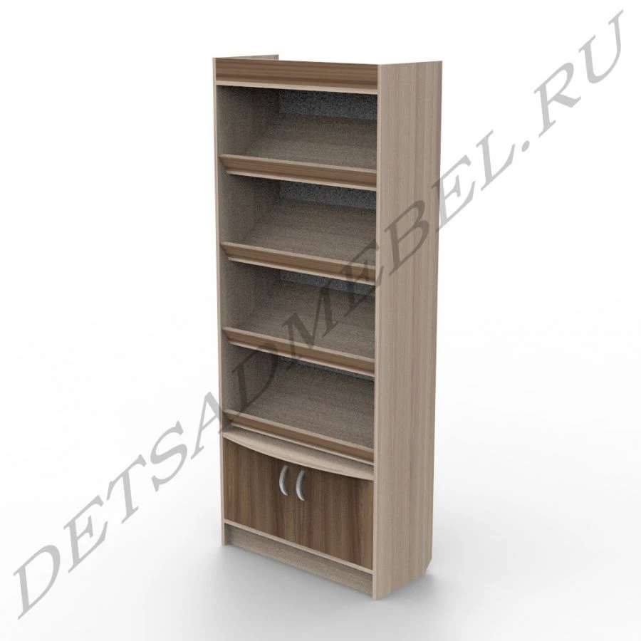 Literature Display Rack with 4 Inclined Shelves M1.25