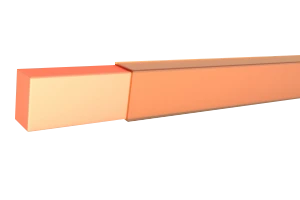 Rectangular Copper Enamelled Wire PEIP1-155 with 155 Temperature Index