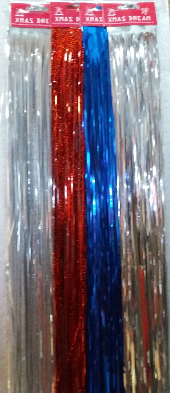 Turquoise Christmas Tree Garland, 20x100 cm