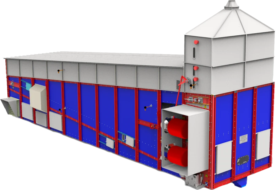 Continuous Conveyor Grain Dryer by Motum