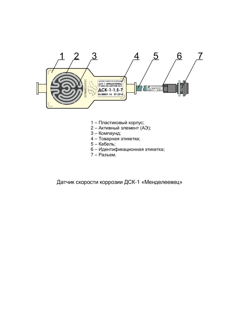 Corrosion Rate Sensor DSK-1 "Mendeleevets