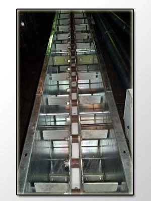 Chain Scraper Conveyor for Bulk Material Handling - TSC Model TSC-175N