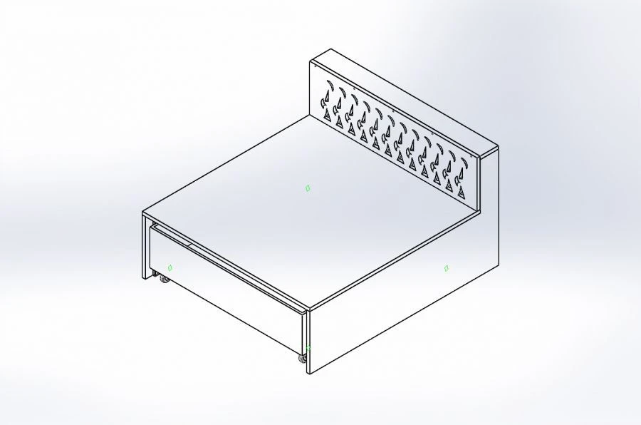 Wooden Podium for Interior Seating and Zoning