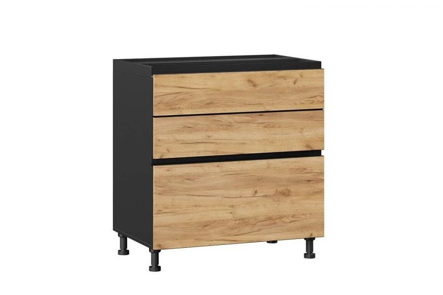 Premium Kitchen Cabinet Facade with 3 Drawers - Sherwood LD.281150.000