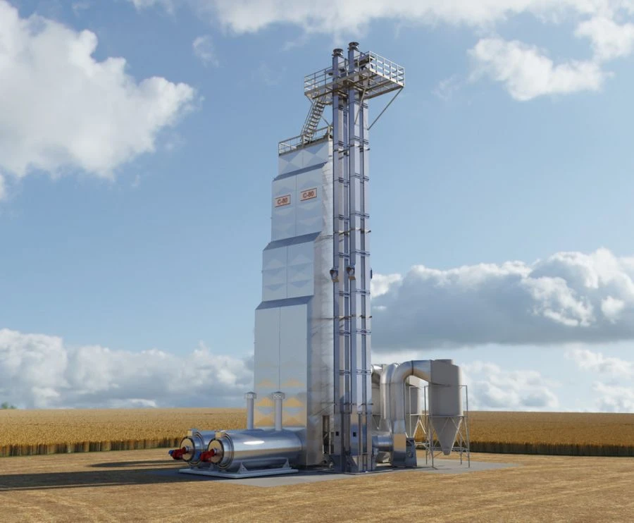 Modular Grain Dryer Type C S-80 "Standard" (Indirect Heating, Gas)