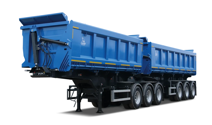 TONAR 9590 Dump Semi-Trailer for Bulk Cargo Transportation