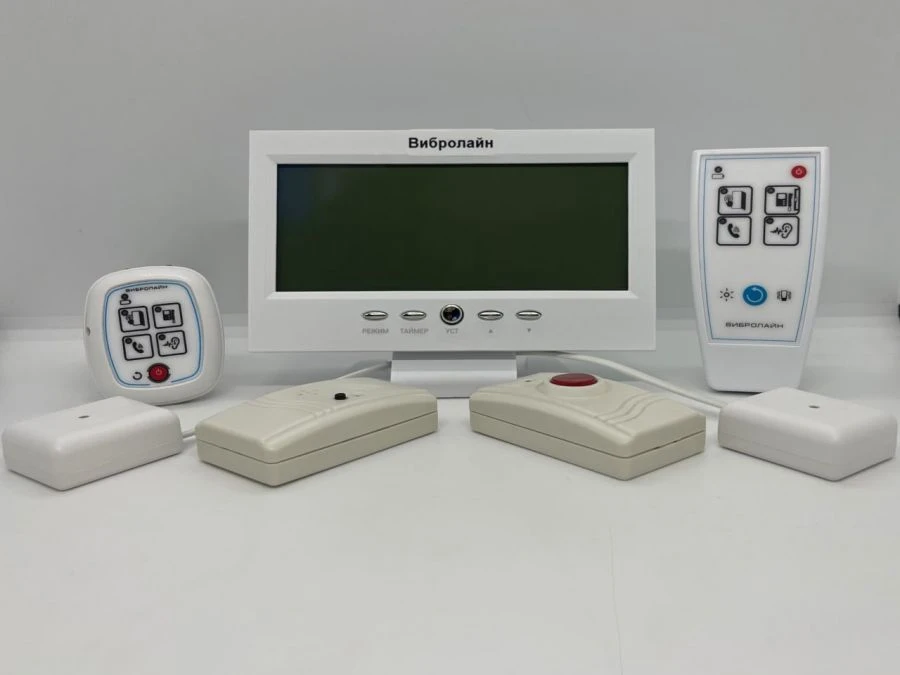 Wireless Digital Sound Indicator with Vibration and Light Alert - Vibroline SV-NPB-1111