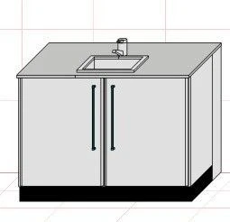 Laboratory Work Table for Sinks, ProMo Series