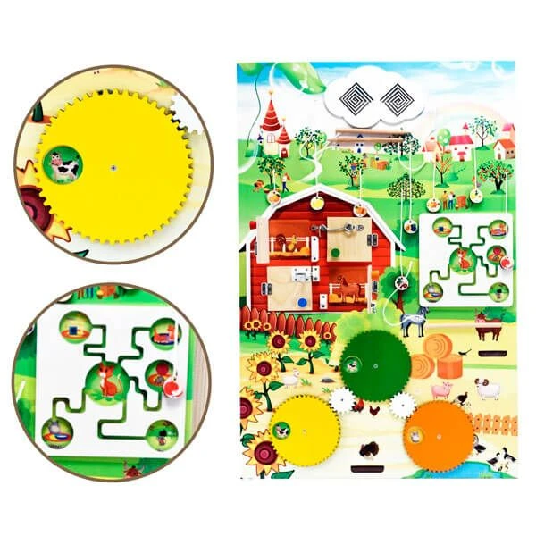 Educational Busy Board - FRUIT GARDEN Model