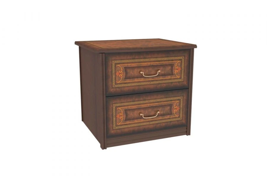Nightstand with Front Facade Radika Nefertari Model LD.650140.000