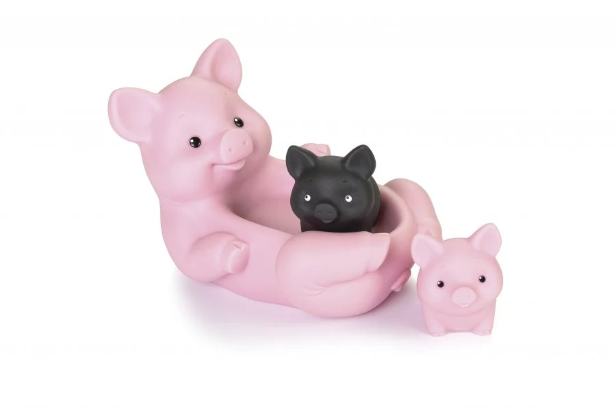 Fun Pig Bath Soap Dish Set