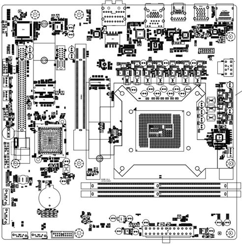 Rikor MSK MA06 Motherboard KDBA.469555.056 for PC Components