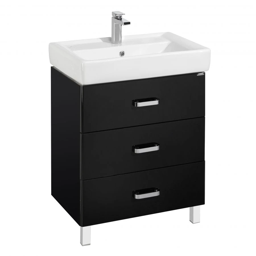 Aquaton Amerina 70M Black Sink Cabinet 1A169001AM9501