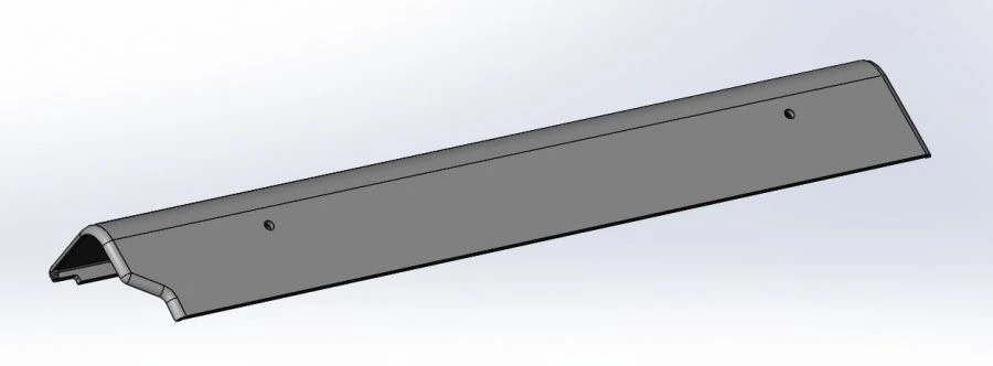 Left Support for Tractor Cabin - Model 210.11.16.01.011