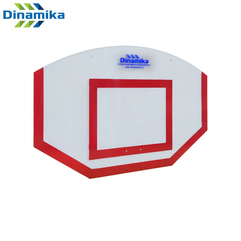 Monolithic Polycarbonate Streetball Backboard