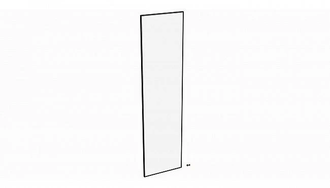 Silver Mirror in Aluminum Frame