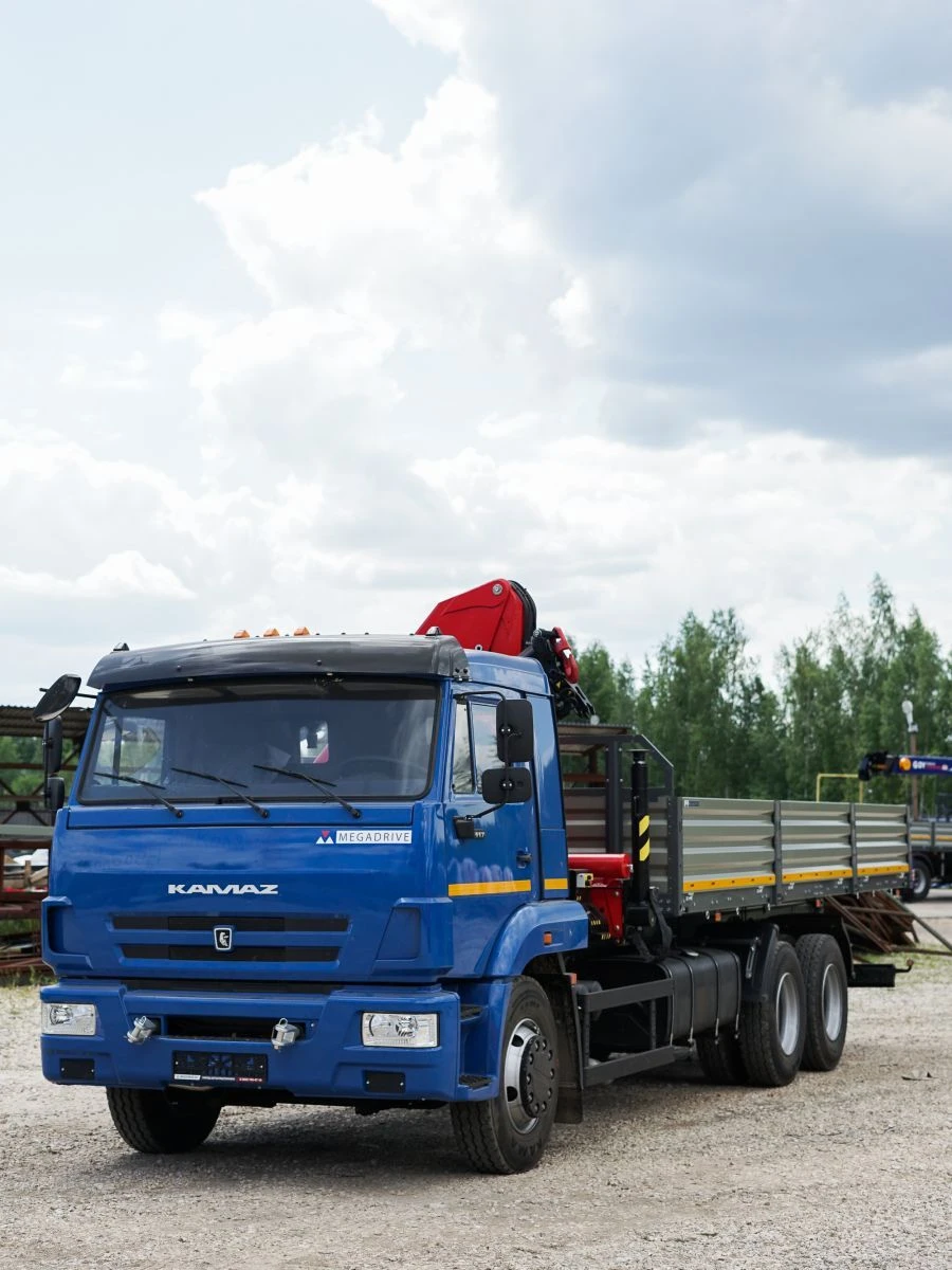 Multi-functional Truck with Hydraulic Crane MKMA on KAMAZ 43118 Base 41K37N-Z153