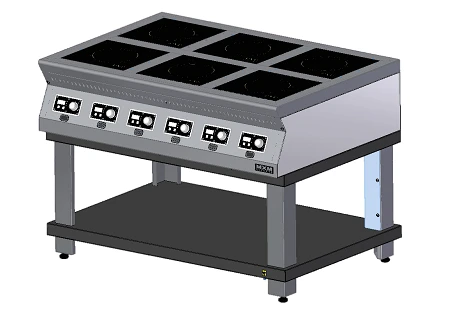 Professional Induction Cooktop PИ69П-5.0 (with Stand, No Duct)
