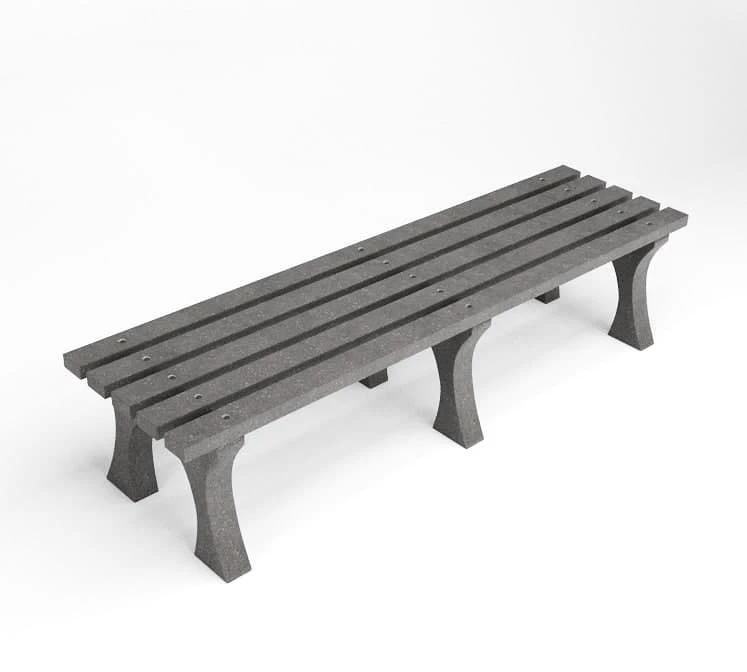 Eco-Friendly Anti-Vandal Bench Luna-2 (2.0 meters)