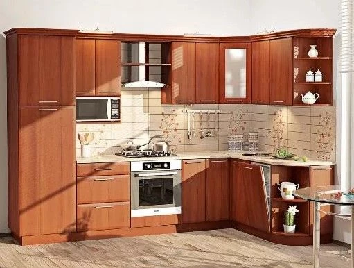 Kitchen Furniture Set with Adjustable Legs - Model 1234
