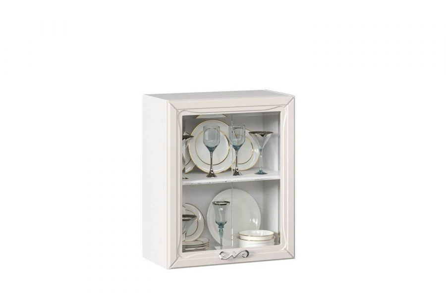 Bianca LD.271350.000 Facade Door with Glass 600 (White Textured Oak)