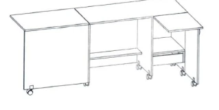 Sewing Equipment Table by Alliance-S