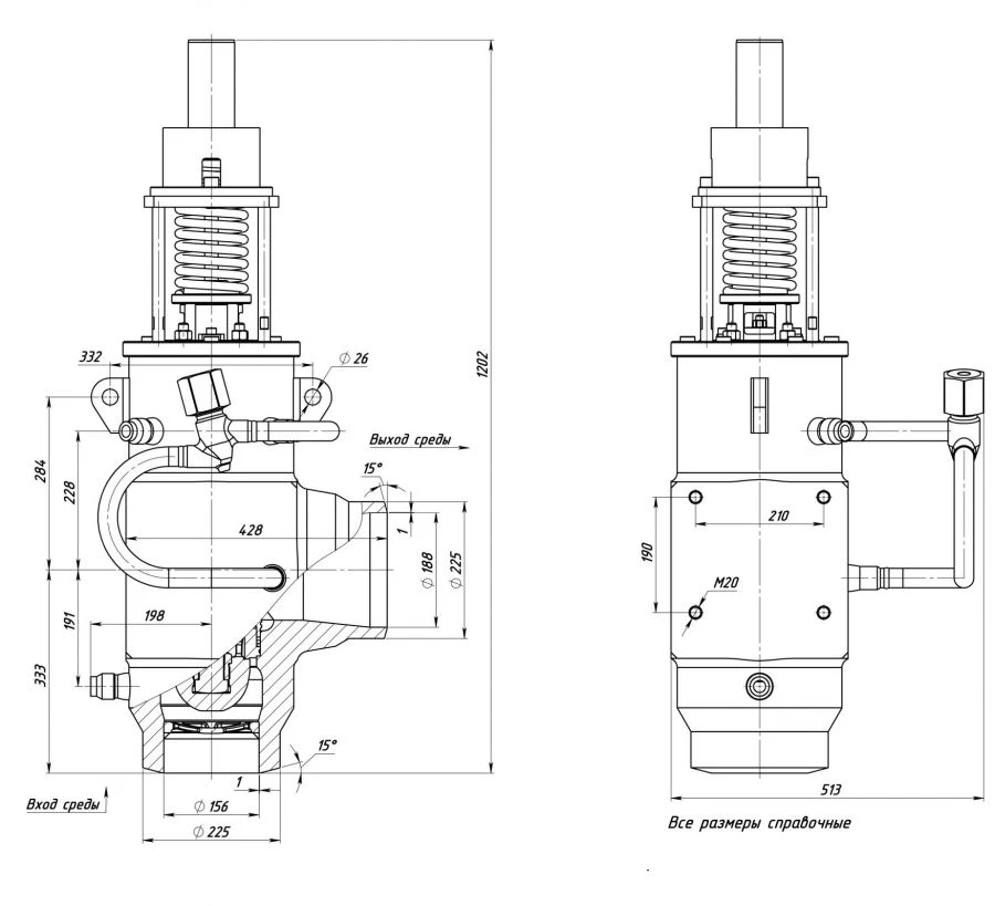Safety Valves for Main Systems GPK 118.1 up to 13.7 MPa