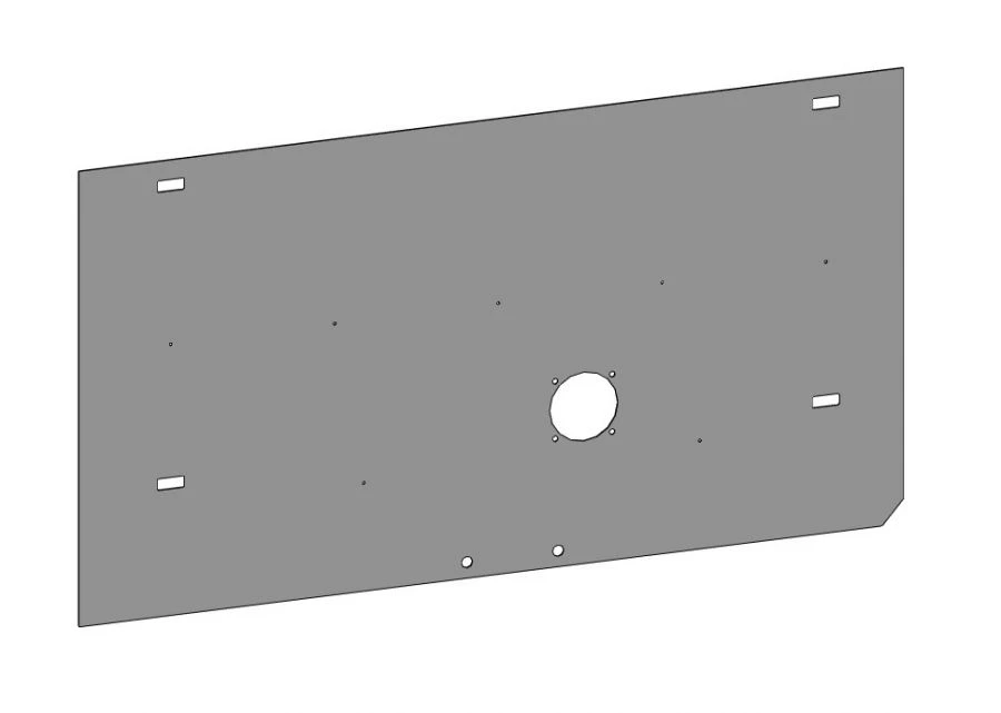 Polyester Fiberglass Panel for Vehicle Cladding 5299-11-5502024