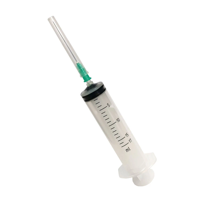 Sterile Single-Use 3-Part Syringe with Luer Tip, 17 ml Capacity