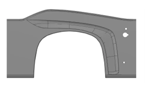 Front Right Arc Panel for Vehicles 5299-401-5402505/Z