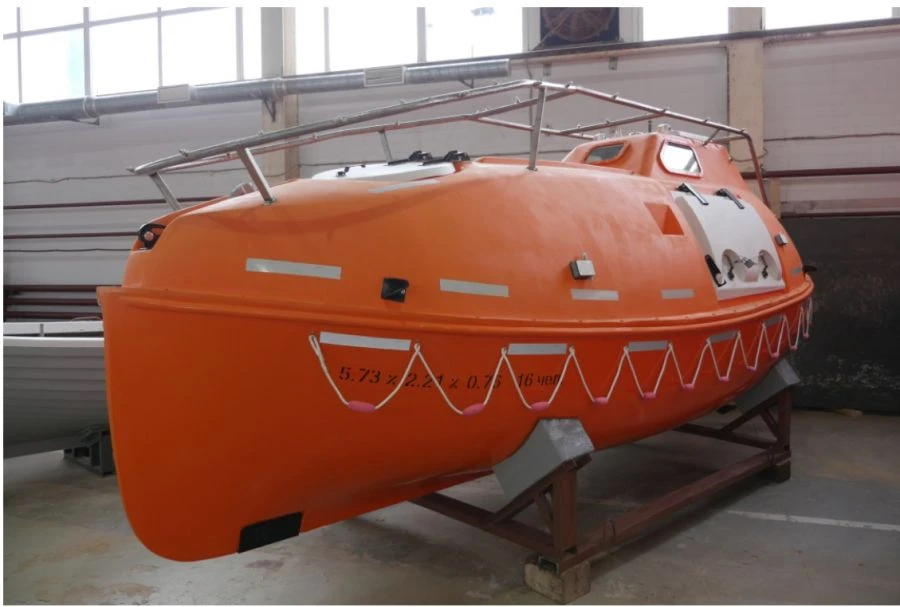 Closed Motor Lifeboat, Self-Righting Model 02370T, Fireproof