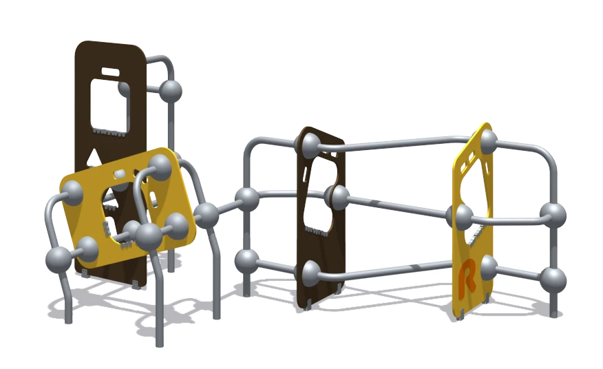 Modular Children's Play Complex for Physical Development Romana 057.18.00